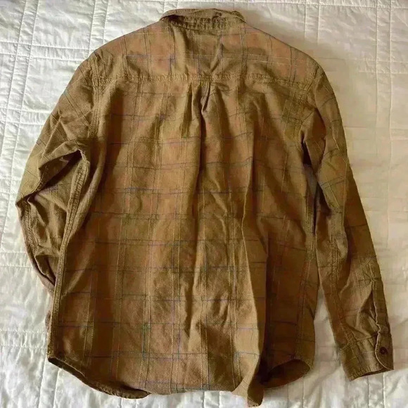 Vintage 90s the territory ahead men’s large button down long sleeve neutral - Picture 5 of 6